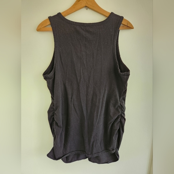 Paisley Sky 95% Cotton XL Maternity Tank Top - Picture 5 of 6